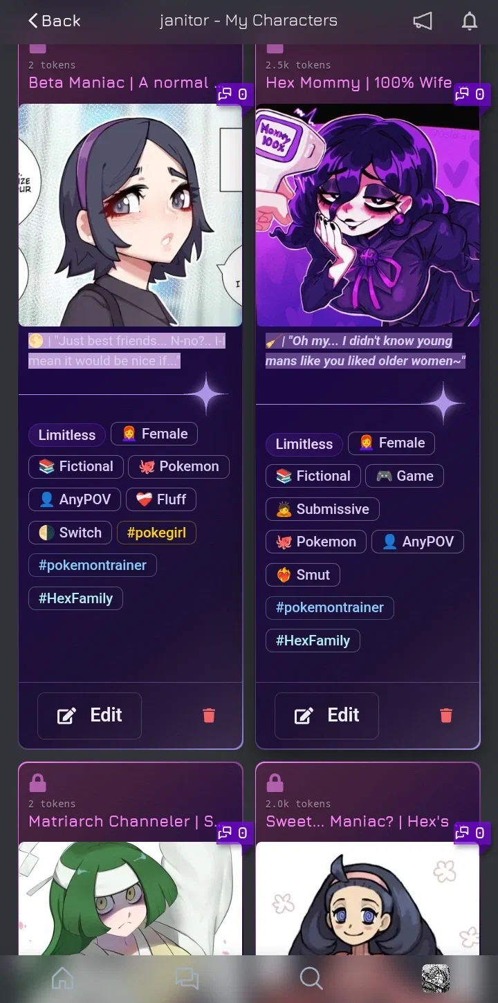 Something's coming... HEX MANIAC FAMILY