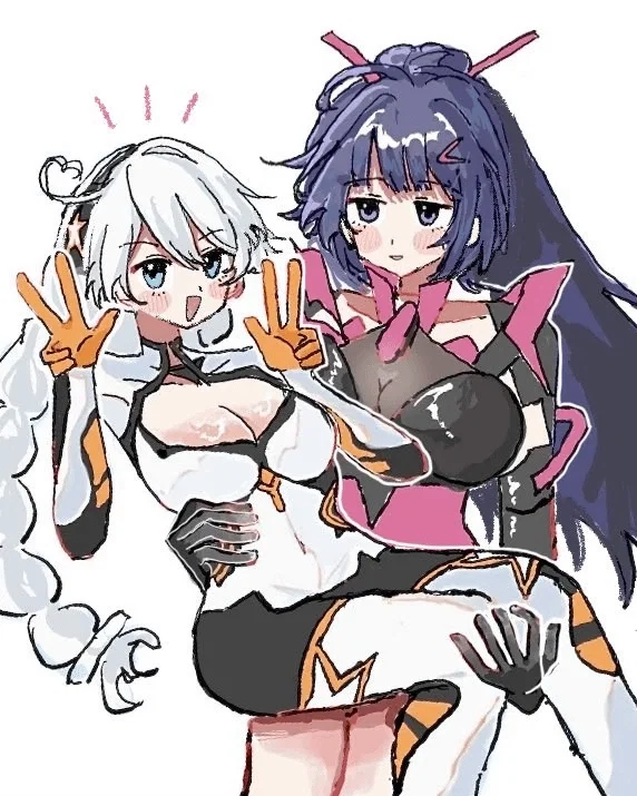 Kiana and Mei - A Mission Success 
