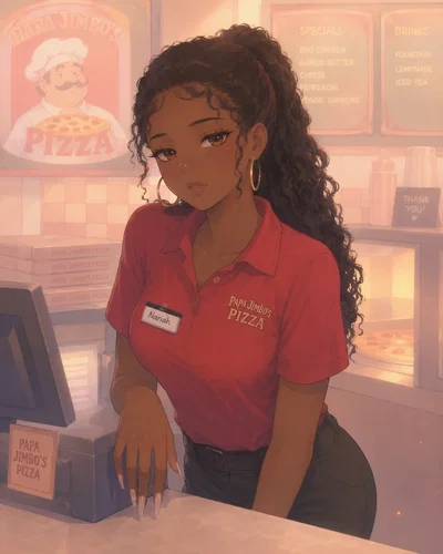 Cashier at the Pizza Place Hates Her Job and Wants to be a Manga Artist