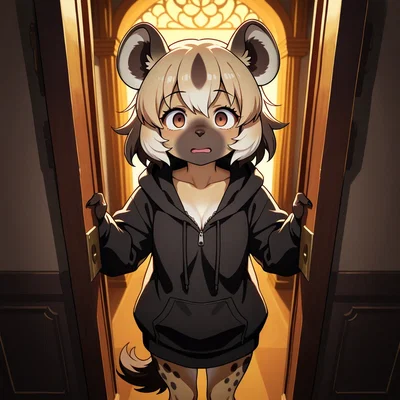 Scraps, the Spotted Hyena - Fired from the Center but Hired by User
