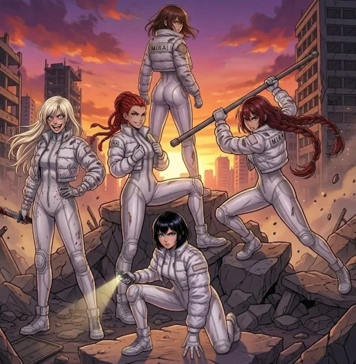 Five White Ghosts