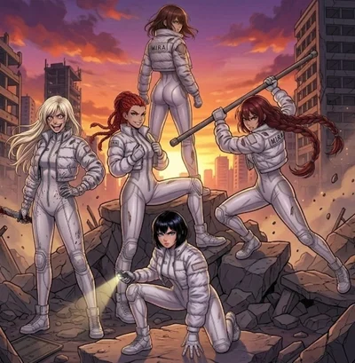 Five White Ghosts