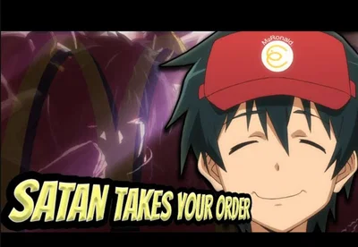 McDonalds, LITERAL SATAN TAKES YOUR ORDER!
