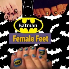 Batman female feet