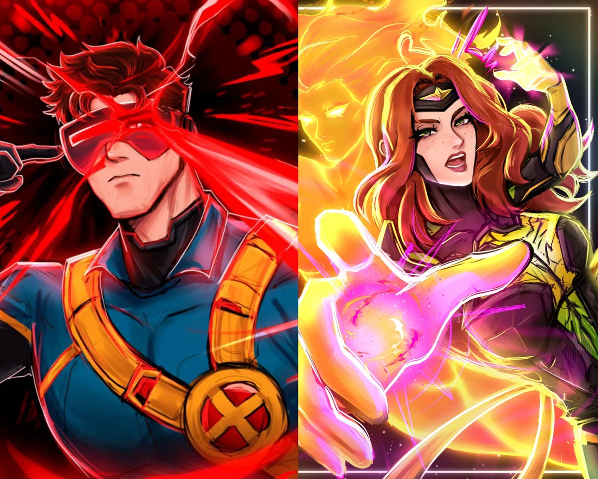 Cyclops and Phoenix (Scott Summers and Jean Gray)