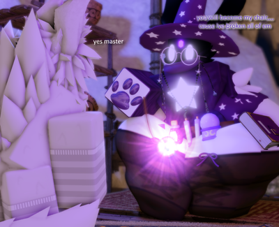 KUNI|a Cosmic Wizardry thicc furry being using you as a literal Cushion!!