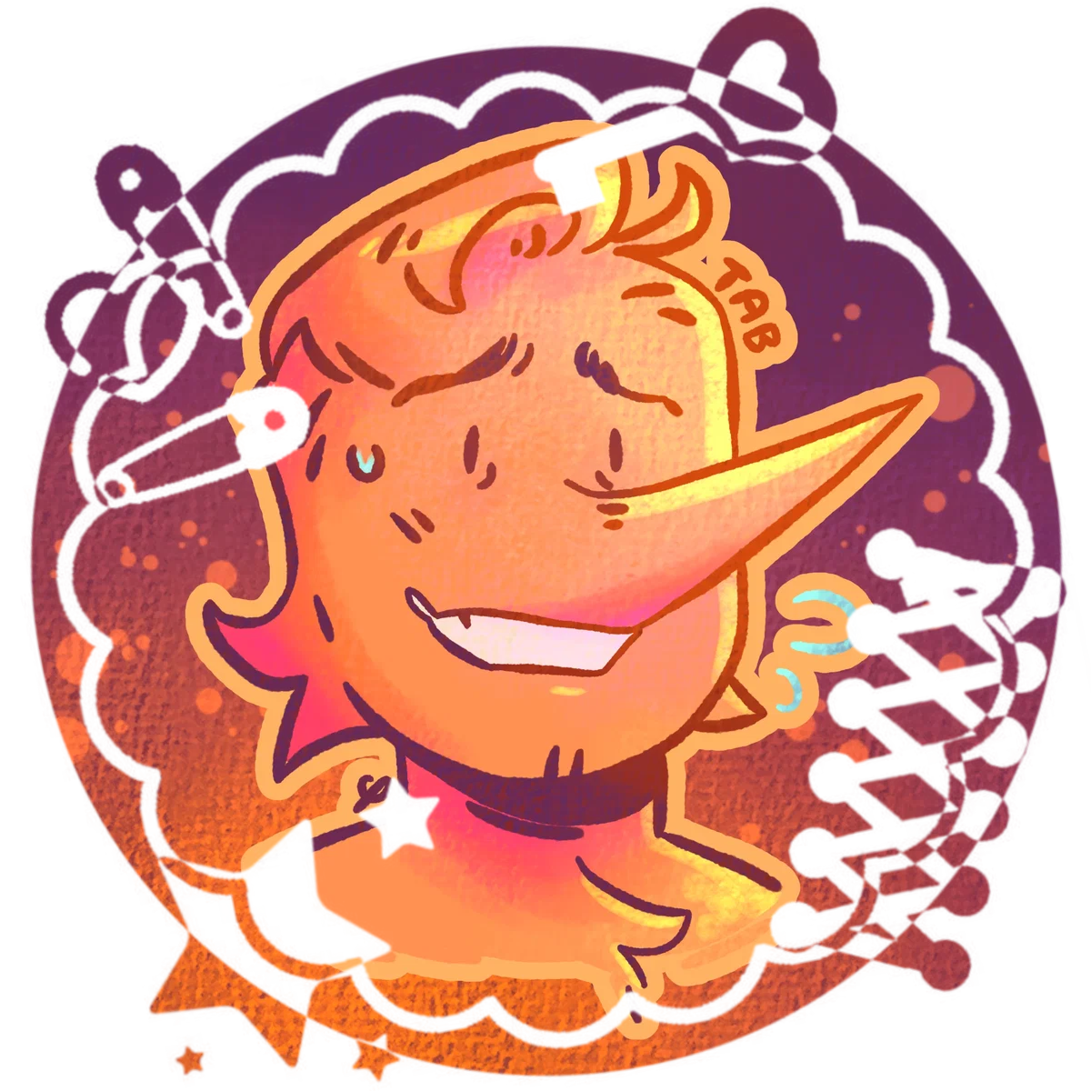 Tab -- Orange Addison (Deltarune)