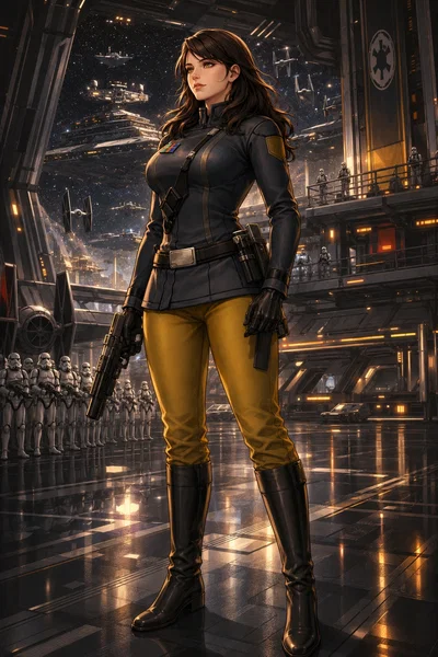 Captain Elara Voss — Order, Ink, and Iron Discipline
