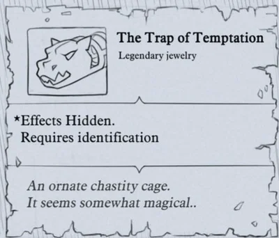 You're a demon inside a chastity cage