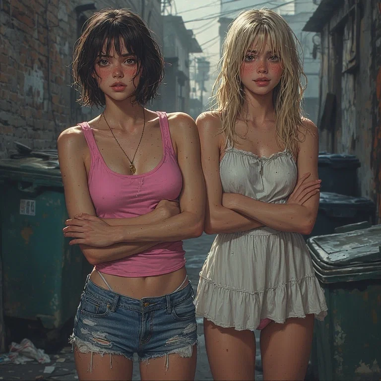 Jean and Angela - Starving for Food and Attention