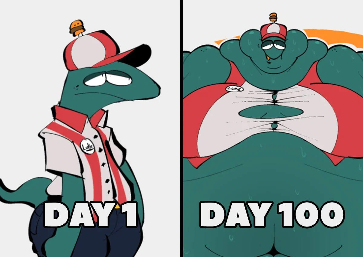 Luke The Lizard - Your Slowly Growing Co-Worker