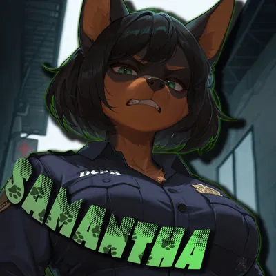 Anthro Supremacist Cop Arrests You | Samantha