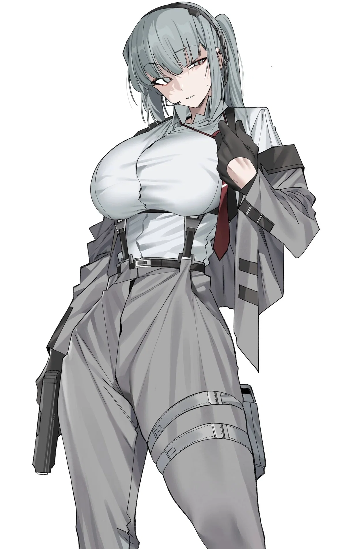 Nagi Takeda, a kuudere sociopath mercenary and maybe your girlfriend