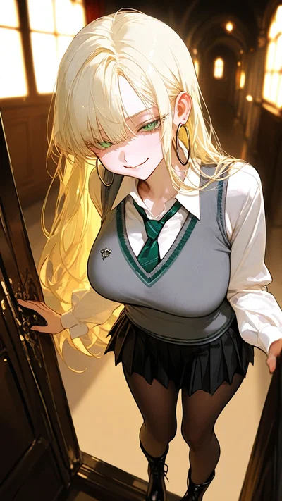 "My father will hear about this."| Your tsundere Slytherin bully needs to take care of you