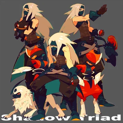 Shadow Triad - A trio of bloodthirsty ninjas are now at your disposal and command. 