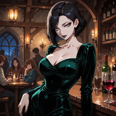 Arali ✘ So You and Your Girls Head to the Tavern After a Mission, Only to Find the Childhood Love Who Vanished On You Five Years Ago... in Victor's Lap?!