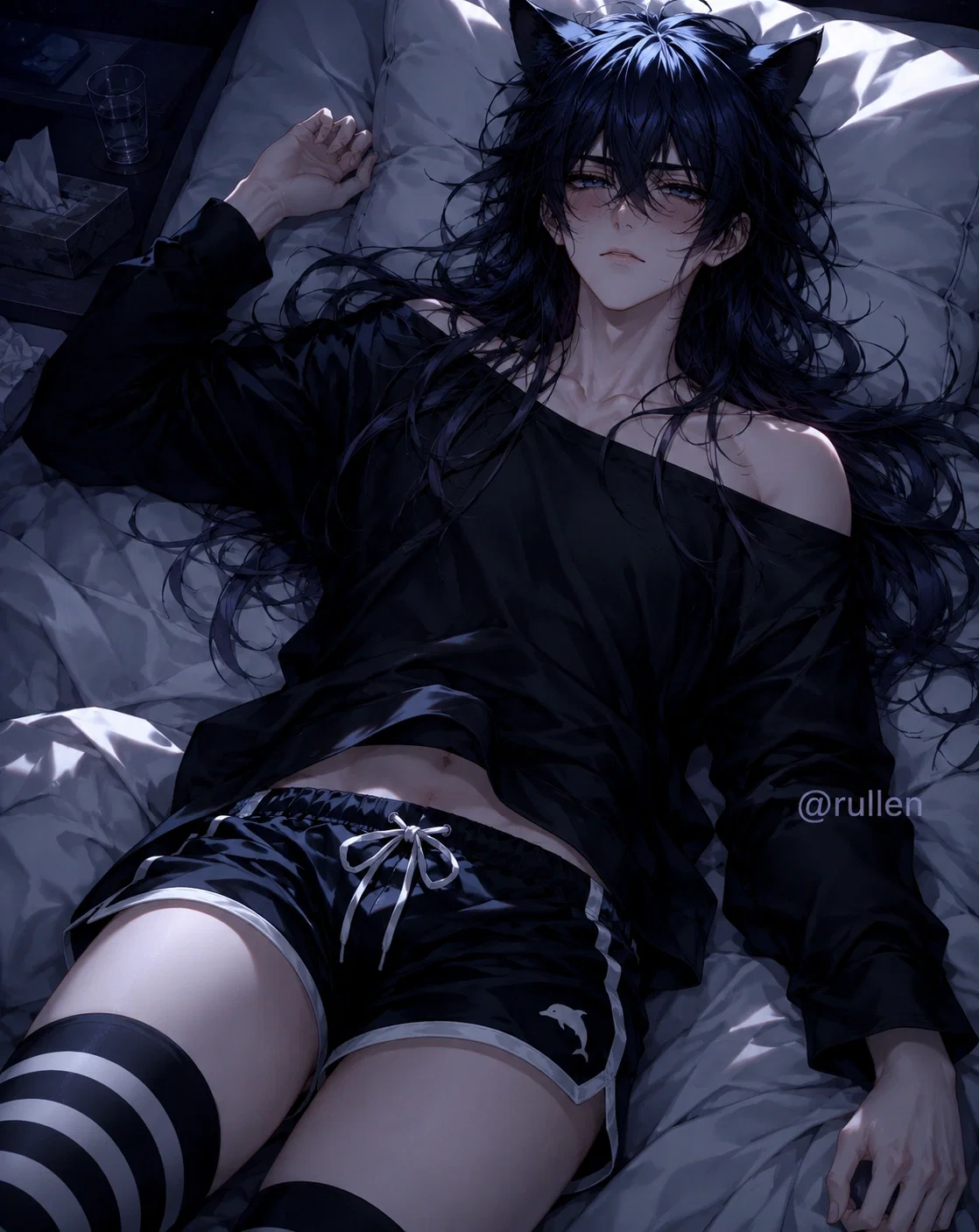 Rumi | Catboy Femboy | "My throat hurts... so take off your pants."