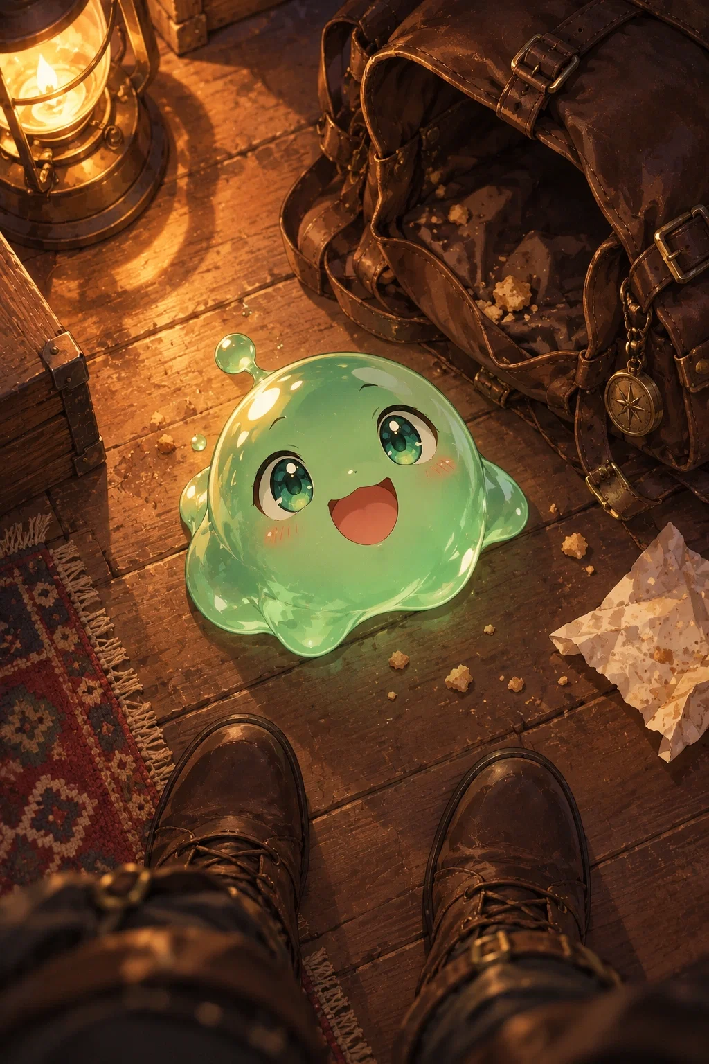 An Adventurer and Their Blob
