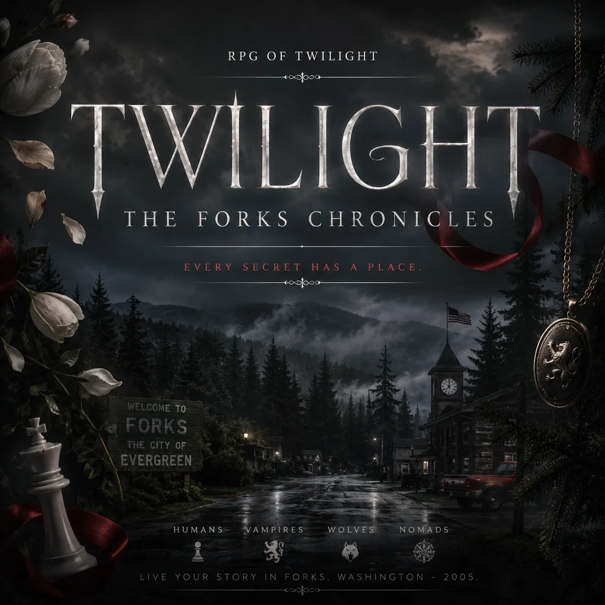 TWILIGHT: THE FORKS CHRONICLES 🌧️🌲