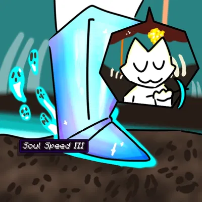 Stupid Cat That Accidentally Absorbed Your Soul While Mining For Nether Quartz For His Cool Base. He Doesn't Know You Exist So You're Trapped Possessing His Boots Forever, At least Until They Break.