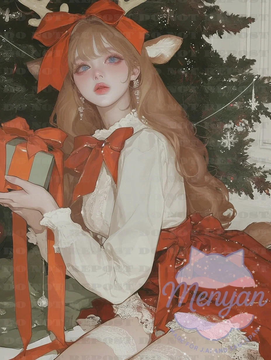 🎄Kaly — Your shy demi-human friend likes you.🎄