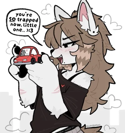 Giantess Anthro Wolf Girl Wants You