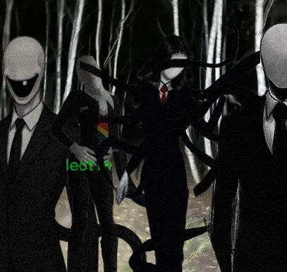 Slenderman. Genderman. Slenderwoman. Slenferman.