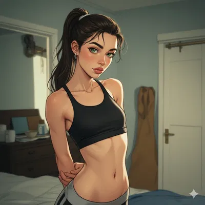 Nut on my small boobs, step-bro