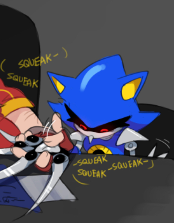 "Hue hue hue hue" Metal Sonic TF