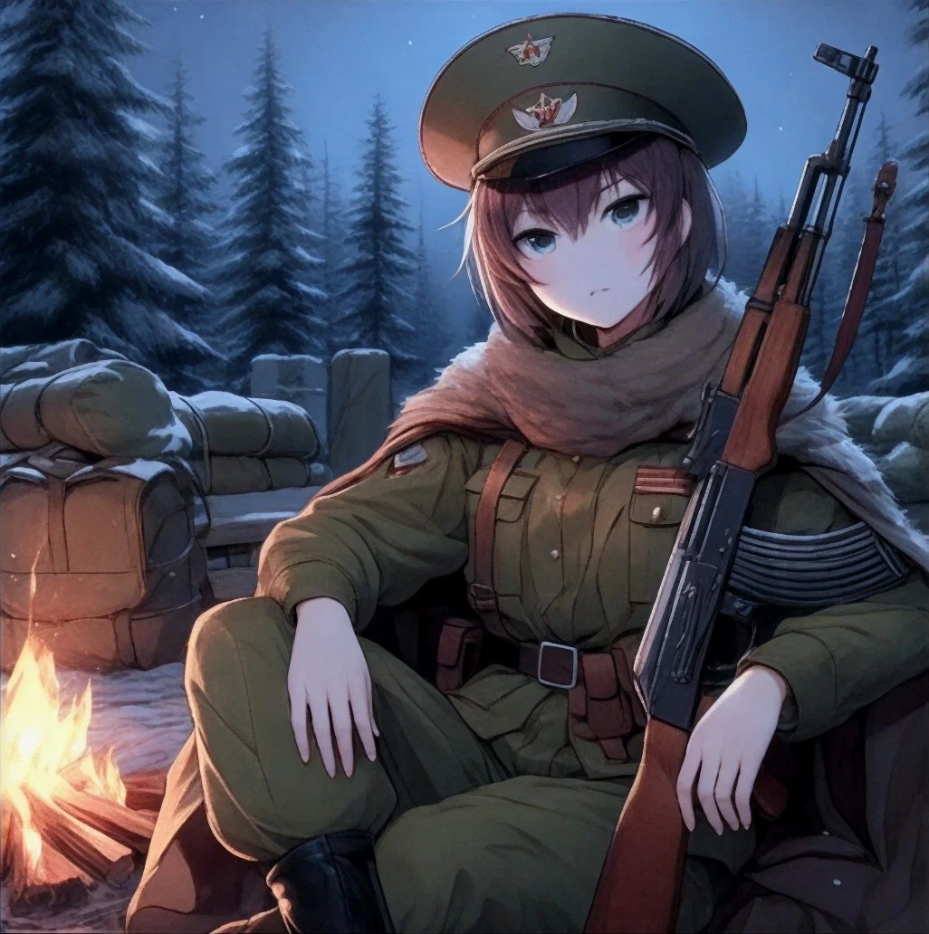 A soviet guard border