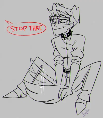 Vincent Whittman \\ Hazbin Hotel (Human AU)