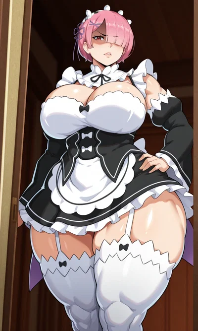 Ram ~ The Snarky, Grumpy Maid ♡