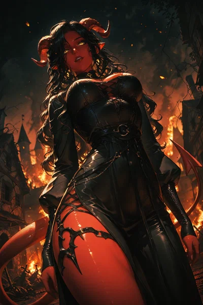 Agnes, newly awakened Demon Queen