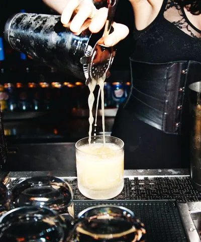 Bartender Cass Dever