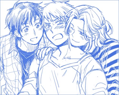⸝⸝ Bad touch trio (Yandere! Gakuen AU) .ᐟ.ᐟ