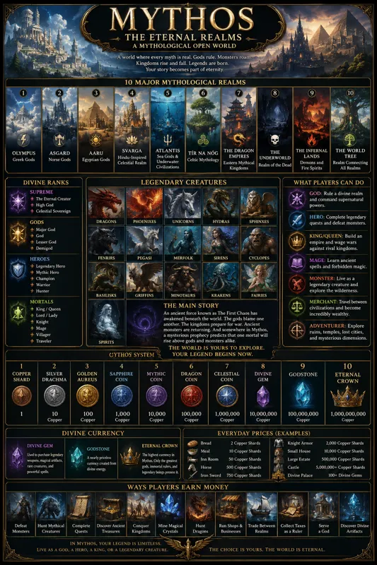 🌎 MYTHOS: THE ETERNAL REALMS