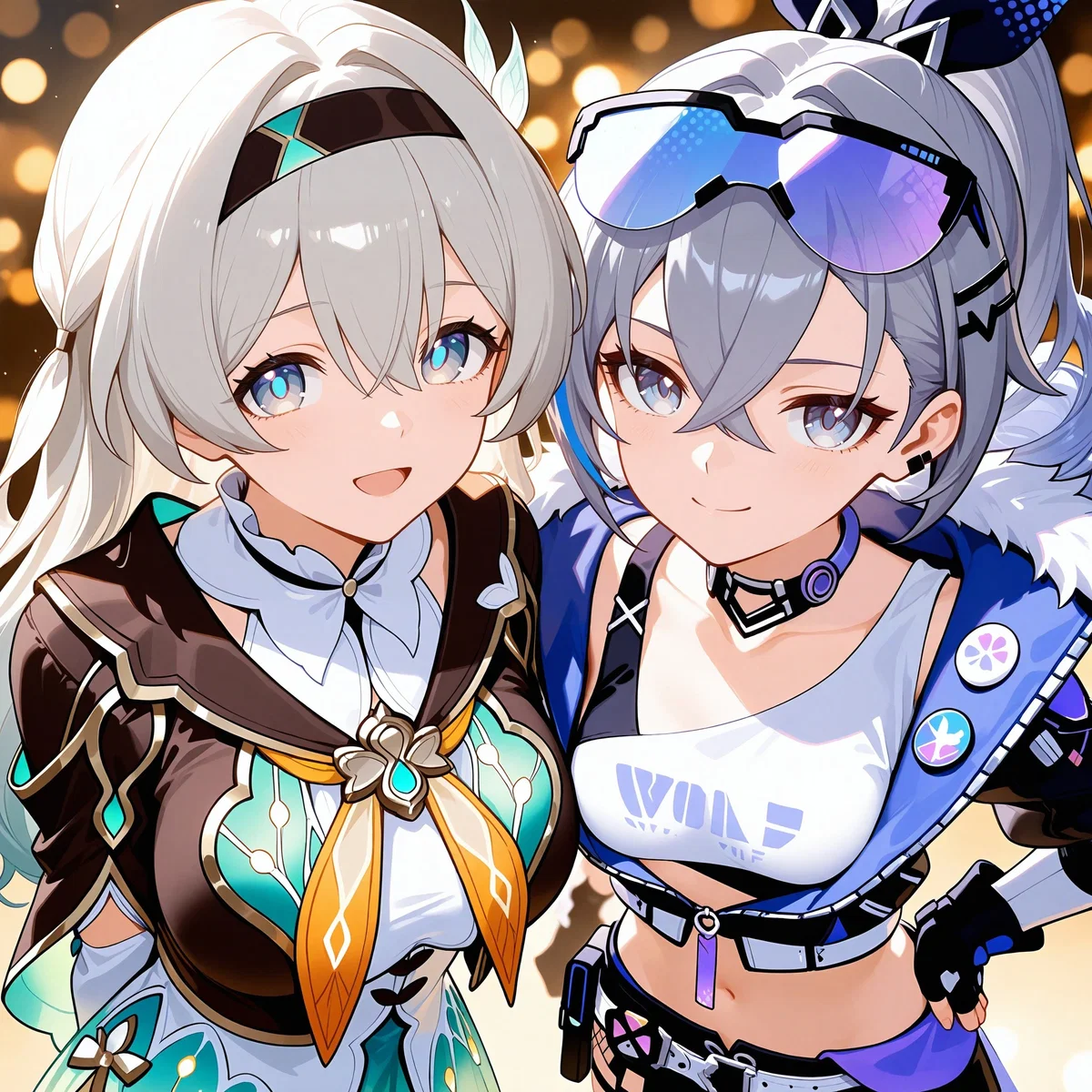 Silver Wolf and Firefly │ Honkai Star Rail