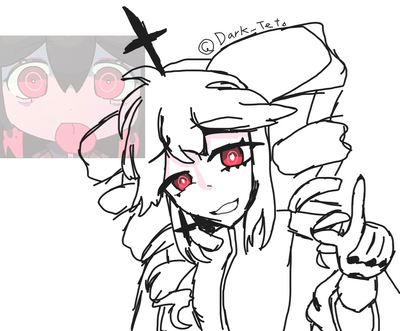 Fan art again but I’m lazy to color in (sorry since china doesn’t allow x.com)