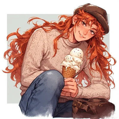 Bro wants you to eat his ice "cream" cone