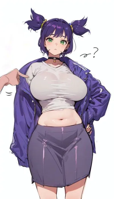 Your brother's girlfriend is babysitting you, and sees something big