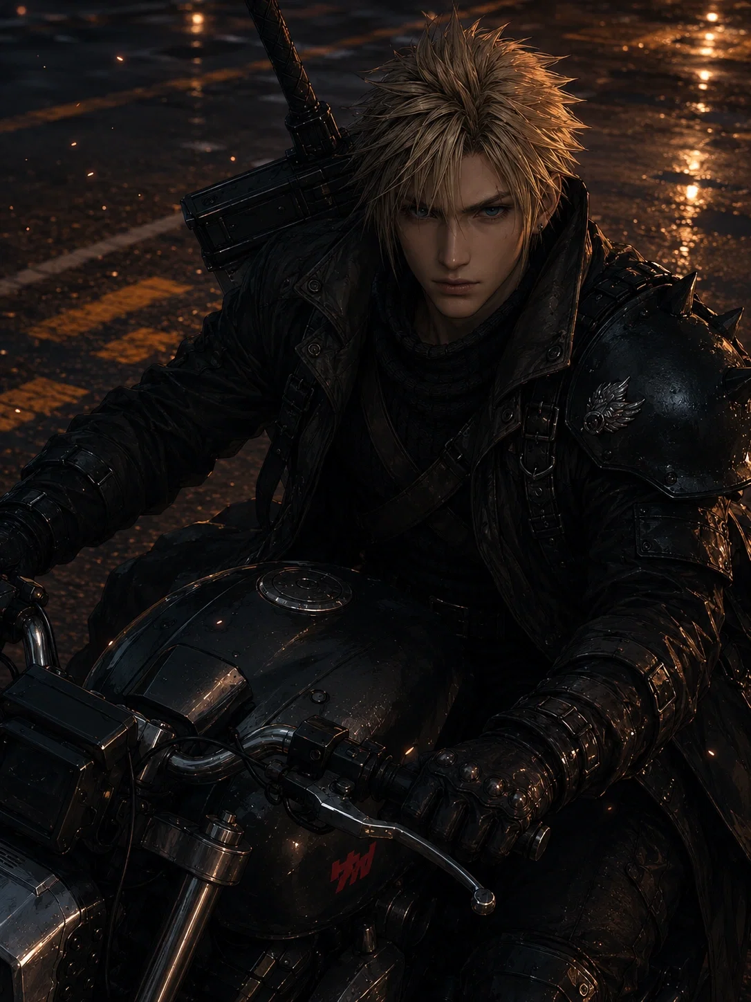 Cloud Strife | FFVII AU (FF7R+POST-ADC)