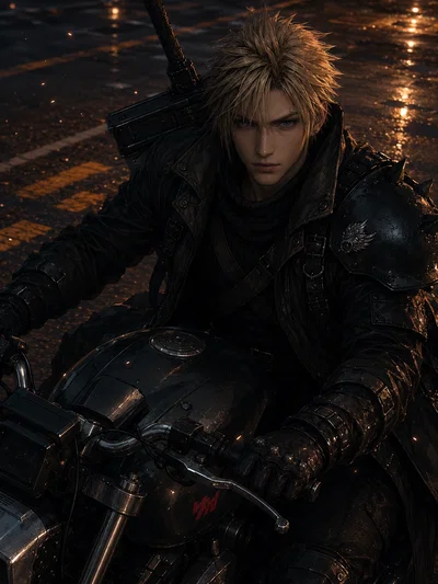 Cloud Strife | FFVII AU (FF7R+POST-ADC)