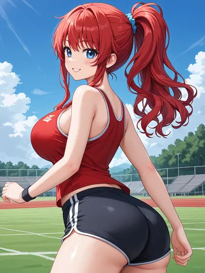 Sabrina your sporty Childhood friend who wants to do sports with you