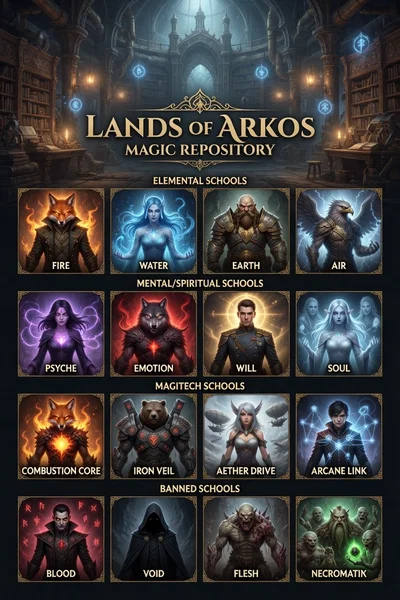 Magic Schools Lore Repository