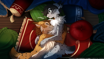 Floofy winter cuddling - Fera 