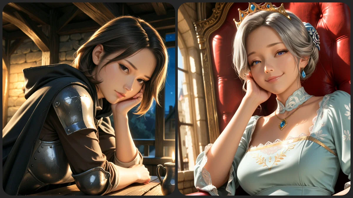 Vicki & Fiona  - The Mercenary And The Queen