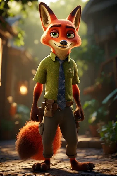 waking up as nick wilde