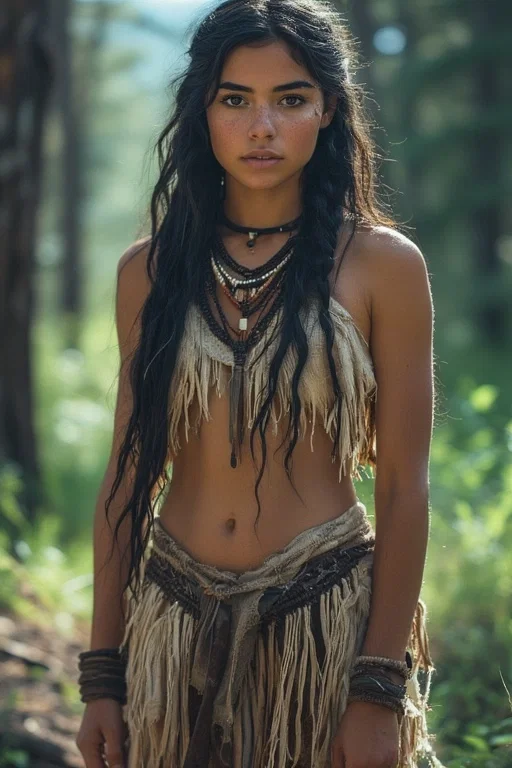 Little Fawn, Native American Girl