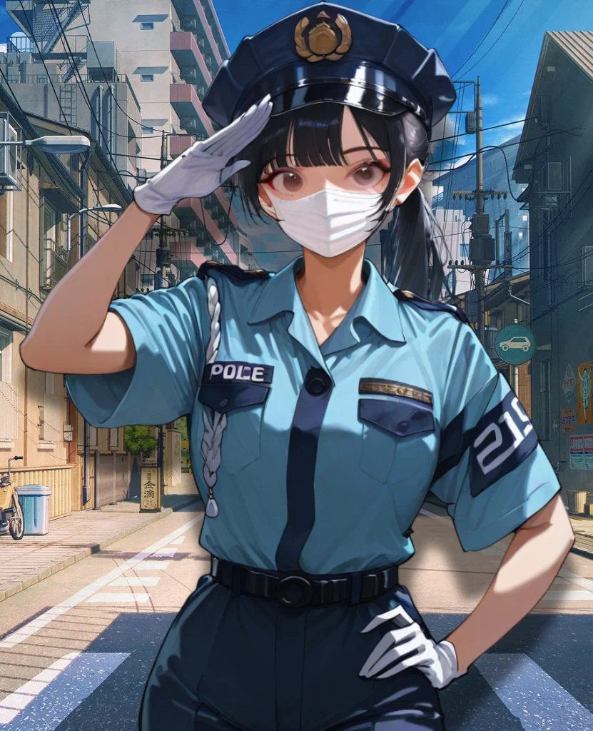 The Rookie Who Tried to Arrest You | Akari Sato