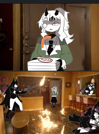 🍕pizza party gone wrong🍕